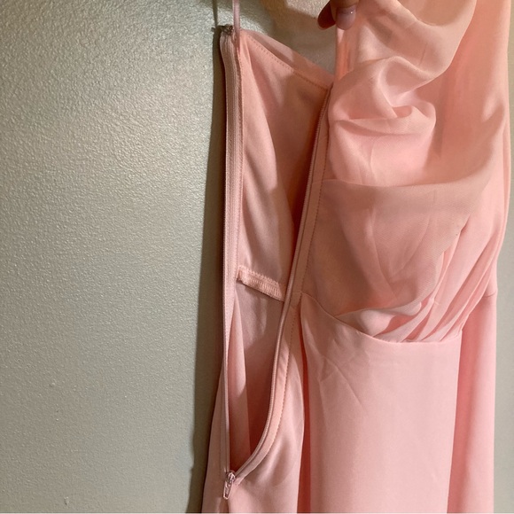 Birdy Grey Kira Dress - Blush Pink (with slit) - Picture 6 of 14